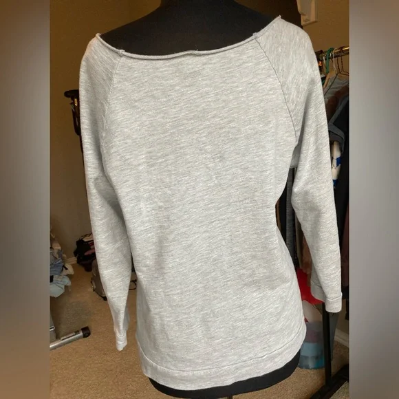 Next Level Vintage off shoulder sweatshirt, size M - Picture 6 of 11